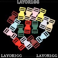 LAYOR1GG 10/20pcs Mini Buckle Outdoor Camping 6mm Plastic Handmade Backpack Button