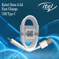 ITEL Cable Data Charger Cable Super Charge 6.5A TYPE C