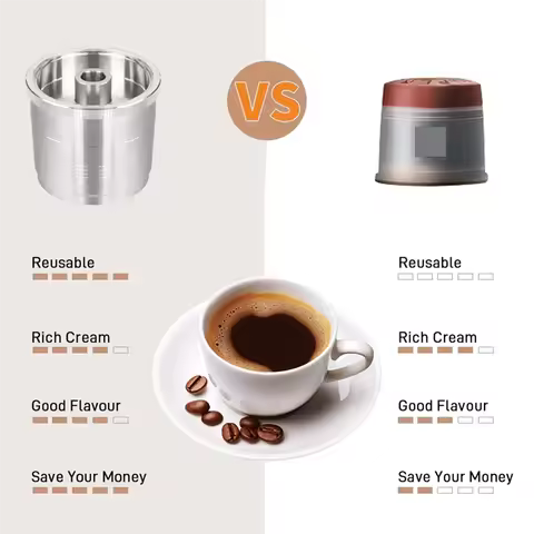 【PRICE-DROP!】Reusable Stainless Steel Coffee Capsules Pod For Illy X1 X7 X7.1 X9 Y1.1 Y3 Y3.2 Y5 Y9 