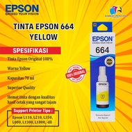 TINTA EPSON 664 1 SET ORIGINAL FOR PRINTER L100L110L120L210L380