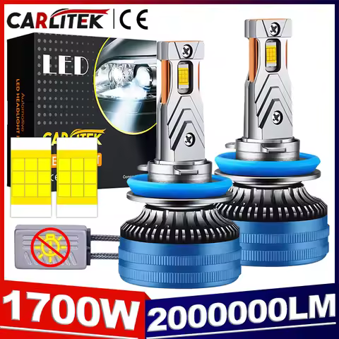 Carlitek H4 LED Headlights K5C H7 Canbus H3 H11 H8 2000000LM 1700W 8054 CSP H1 HB3 9005 9006 HB4 901