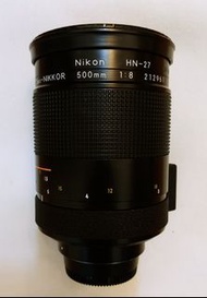 原裝橙圈反射鏡 Nikon Reflex-NIKKOR 500mm F/8