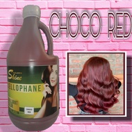 Golden shine Cellophane hair color treatment CHOCO RED 1/2 gallon