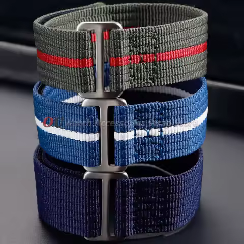For Tudor Nylon Fabric Watch Strap 20mm 22mm for Collar Hidden FXD Watch Band for Seiko for Omega Me
