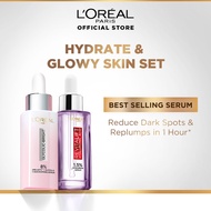 [BEST SELLING SERUM] L'Oreal Paris Brightening and Hydrating Duo with Glycolic Acid & Hyaluronic Aci