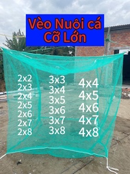 Tráng nuôi cá Kích Cỡ Lớn vèo nuôi ếch có nắp đậy kích thướt lớn từ 2x2m- 2x8m 3x3m- 3x8m 4 x4m - 4x