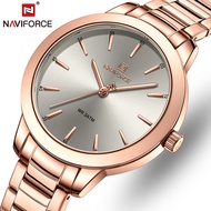 NAVIFORCE Top Luxury Brand Elegant Ladies Watch Ladies Fashion Quartz Watch Sports Waterproof Ladies Casual Watch