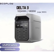 portable power station E1500LFP 1536Wh rate power 2200w EcoFlow DELTA Portable Power Station 1024wh 