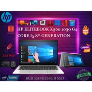 HP EliteBook X360 1030 G4 TOUCH SCREEN Intel®️ Core™️ i5-8265U 13.3"/ 8GB DDR4 / 256GB SSD/ WIN 11PR