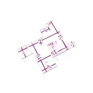 5601A Sewing Ruler Edge Pattern Quilting Scale Metric Material