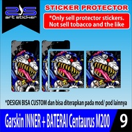 SKIN Sticker Garskin INNER & Baterai Centaurus M200 Maleficen