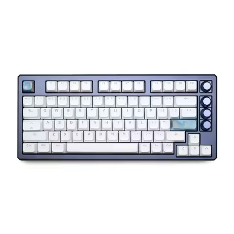 Taihao BOBO White Keycap ABS Doubleshot Keycaps Bobo Profile for diy gaming mechanical keyboard For 