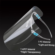 Protective Face Shield / Transparent Face Shield - Glasses + Mask protect virus