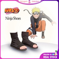 🇲🇾READY STOCK🇲🇾 Naruto Kids Cosplay Ninja Shoes Black Anime Costume Boots Naruto Sasuke Sakura Hinat