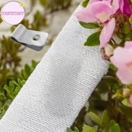 TEAY 100Pcs Aluminum Fence Clamps Metal Livesto Fence Clips Garden Farm Fence Attachment Clamps For 