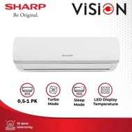 AC SHARP 1PK AH-A9UCYN SPLIT 9UCYN 1PK A9UCY LOW WATT - Unit Only