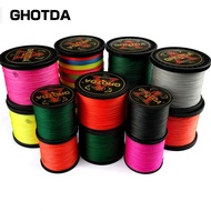 GHOTDA  tali pancing benang 300M 500M Brand Line GHOTDA Japan Multifilament 100% PE Braided Fishing 