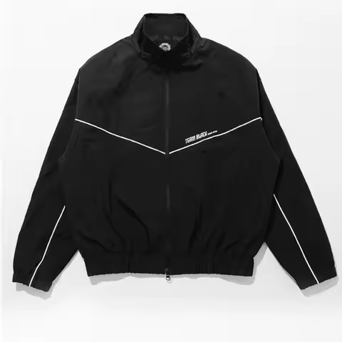 Jinx Team Black Jacket Windbreaker Jaekyung Cosplay Sports Coat Men Women Loose Track Activewear Lon