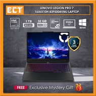 Lenovo Legion Pro 7 16IAX10H 83F5004PMJ / 4VMJ  Laptop (CU9-275HX 5.4GHz,1TB,32GB D5,RTX5070Ti/RTX50