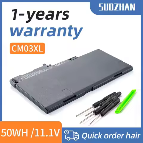 SUOZHAN CM03XL Laptop Battery for HP EliteBook 740 745 840 850 G1 G2 ZBook 14 15u HSTNN-IB4R HSTNN-L