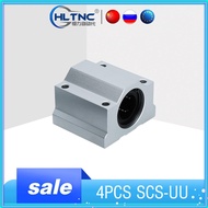 4PCS Linear Ball Bearing Slide Block SCS6UU SCS8UU SCS10UU SCS12UU SC16UU 20/25/30/35/40UU Linear Sh