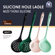 Safe and healthy silicone food scoop/spoon/perforation, 4 colors 33cm long GGOMi Korea GG471