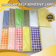 15Pcs/Packs Round Circle Bulat Dot Self Adhesive Color Label Remark Code Gift Packaging Colour Stick