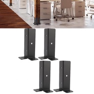 s2mwvn 4Pcs Adjustable Deck Post Anchor Base Brackets Kit Fit 1.5x1.5 2x2 2x4 4x4 Heavy Duty Reversi