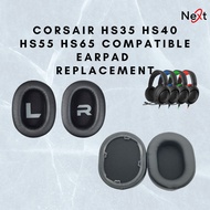 🔥𝗥𝗘𝗔𝗗𝗬 𝗦𝗧𝗢𝗖𝗞🔥Replacement Comfortable Earpads Cushion for Corsair HS35 HS40 HS55 HS65 Leather