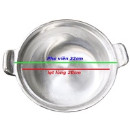 22cm Cast Iron Pot with Solid Cast Iron
