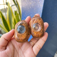 Kitab Stambul Mini Wadah Oval Kaca Al Qur’an Kecil