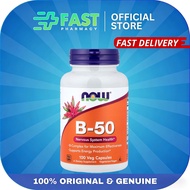Now Vitamin B Complex วิตามินบีรวม B50 Vitamin B ขนาด 100 แคปซูล