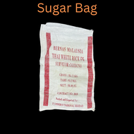 Recycle Sugar Bag 50KG / Guni Gula Terpakai / Gunny Bag / Gunny Sack / Beg Gula Sampah Kosong Terpakai 糖袋