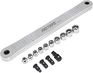 FIRSTINFO F32291C Max. Torque 130 Nm(96 ft-lb.) Offset Extension Wrench and Low Profile Socket Set w