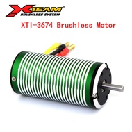 X-TEAM Waterproof 3674 Brushless Motor BLDC Motor Electromotor for RC Cars 1/10 1/8 Buggy Monster 65