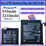 New Li3932T45P8h675653 Li3910T45P8h383652 Battery for ZTE Nubia Flip 5G NX724J Mobile Phone Battery
