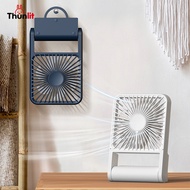Thunlit Folding Desk Fan 2400mAh 2024 New Desktop Lightweight USB Charging Fan Dormitory Silent Port