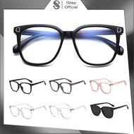 1step Men's Retro Aquare Square Glasses Fashion Optical Computer Glasses G042