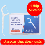 Combo 12 Hộp Tăm Chỉ Mỗi Hộp 50 Chiếc Tăm Chỉ Nha Khoa Vệ Sinh Răng Miệng Tiệt Trùng Cao Cấp DENTAL