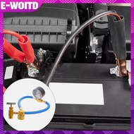 E-WOITD Car 15.7" R134A A/C Refrigerant Gas Charging Hose With Pressure Gauges Car Air Conditioner R