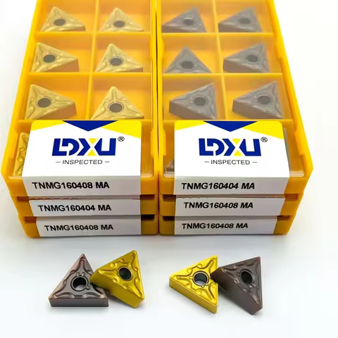 10PCS TNMG160408 MA TNMG160404 MA VP15TF UE6020 US735 Hard alloy blade CNC lathe tool external turni