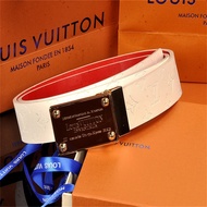 XLZU LV Belt men genuine leather 2022 new three-dimensional buckle pants luxury business Belt