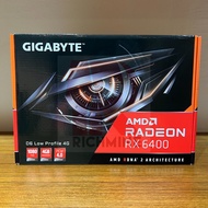 {ReadyStock} GIGABYTE RX 6400 4GB Low Profile gaming gpu slim