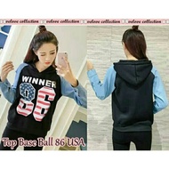 MIA STORY FASHION baseball top hoodie jacket 86 usa