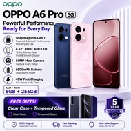 [ SPayLater Boleh🔥] OPPO A6 Pro 5G 8GB+256GB | 5G Smartphone | 8GB RAM 256GB ROM | Original Set