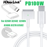 HdoorLink USB C To Mgsaf3/2 Charging Cable Type C To Mgsaf2/3 Charger Power Cord For A2681 A2442  A2