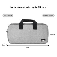 Mechanical Keyboard Storage Bag Portable keyboard Organizer Case Compatible with 82-108 key keyboard