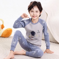 100% Cotton Boys Pajamas Sets Toddlers 2 to 3 4 5 6 7 8 9 10 11 12 13 Years Long Sleeve Navy Blue As