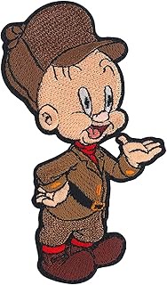 C&D Visionary Looney Tunes Elmer Fudd Patch, Brown