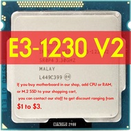 Xeon V2 E3 1230v2 E3 1230 3.3 GHz Quad-Core CPU โปรเซสเซอร์ Atermitre E3-1230เมนบอร์ดสำหรับ In LGA 1155ชุด